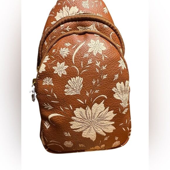 Style & Co Floral Printed Small Sling Bag - Picture 2 of 13